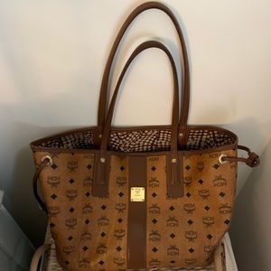 Liz Reversible Medium Visetos Tote Bag